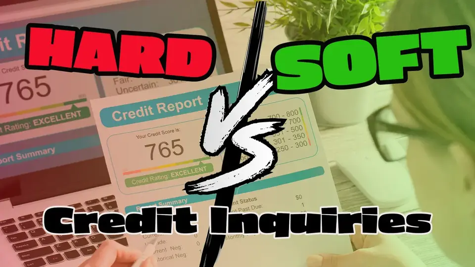 A woman viewing her credit score symbolizing a soft credit inquiry with no impact on her credit score and a hard inquiry