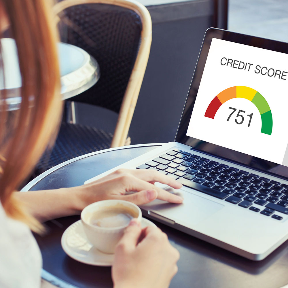 Monitor your credit on the go 24 hours a day from our portal